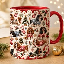Cavalier King Charles Spaniel Accent Edge-to-Edge Mug CM26102032