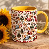 Corgi Accent Edge-to-Edge Mug CM26102035