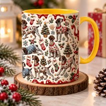 German Shorthaired Pointer Accent Edge-to-Edge Mug CM26102041