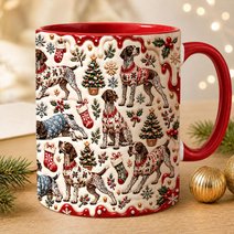 German Shorthaired Pointer Accent Edge-to-Edge Mug CM26102041