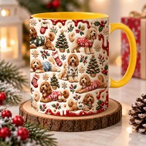 Goldendoodle Accent Edge-to-Edge Mug CM26102042