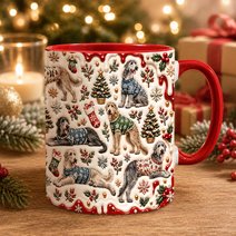 Irish Wolfhound Accent Edge-to-Edge Mug CM26102044