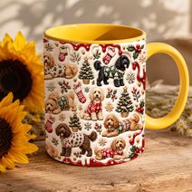Labradoodle Accent Edge-to-Edge Mug CM26102047