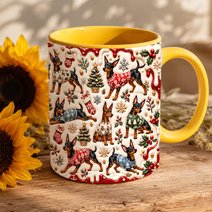 Miniature Pinscher Accent Edge-to-Edge Mug CM26102049