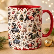Miniature Schnauzer Accent Edge-to-Edge Mug CM26102050