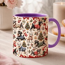 Miniature Schnauzer Accent Edge-to-Edge Mug CM26102050
