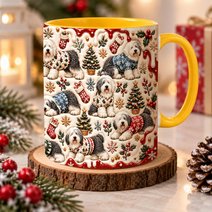 Old English Sheepdog Accent Edge-to-Edge Mug CM26102052