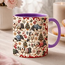 Old English Sheepdog Accent Edge-to-Edge Mug CM26102052