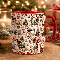 Pug Accent Edge-to-Edge Mug CM26102055