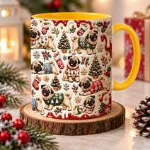 Pug Accent Edge-to-Edge Mug CM26102055