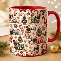 Pug Accent Edge-to-Edge Mug CM26102055