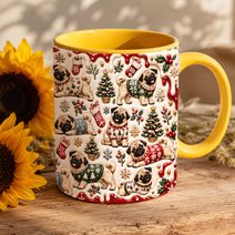 Pug Accent Edge-to-Edge Mug CM26102055