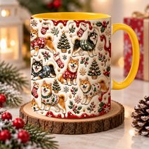 Shiba Inu Accent Edge-to-Edge Mug CM26102058