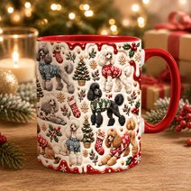 Standard Poodle Accent Edge-to-Edge Mug CM26102061