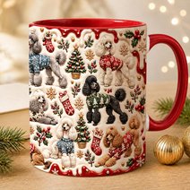 Standard Poodle Accent Edge-to-Edge Mug CM26102061