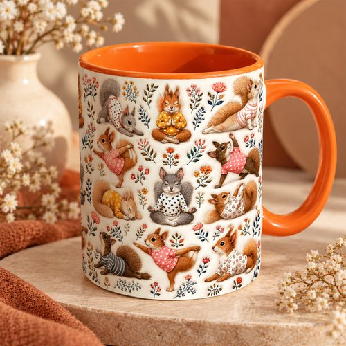 Squirrel Accent Edge-to-Edge Mug CM26100886