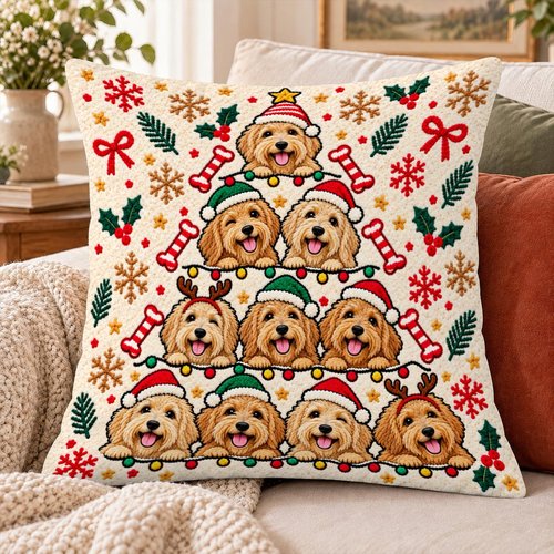 Soft-coated Wheaten Terrier Pillow THPI26101271