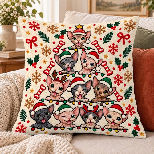 Sphynx Cat Pillow THPI26101272