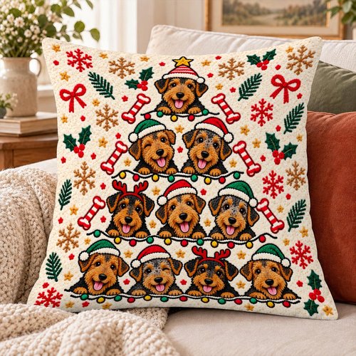 Welsh Terrier Pillow THPI26101277