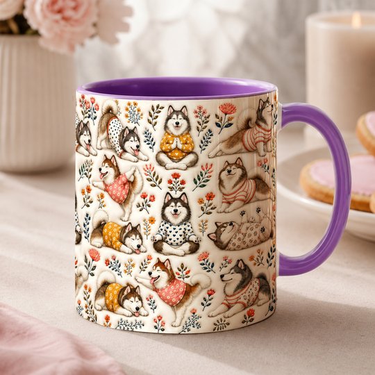 Alaskan Malamute Accent Edge-to-Edge Mug CM26100821