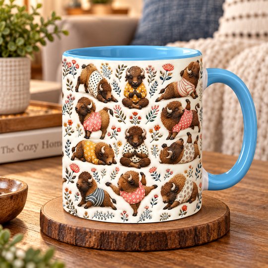 American Bison Accent Edge-to-Edge Mug CM26100823