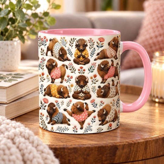 American Bison Accent Edge-to-Edge Mug CM26100823