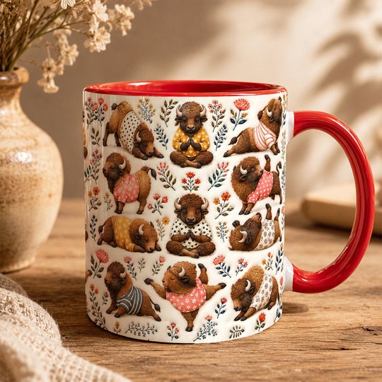 American Bison Accent Edge-to-Edge Mug CM26100823