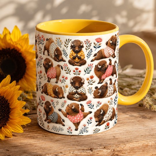 American Bison Accent Edge-to-Edge Mug CM26100823