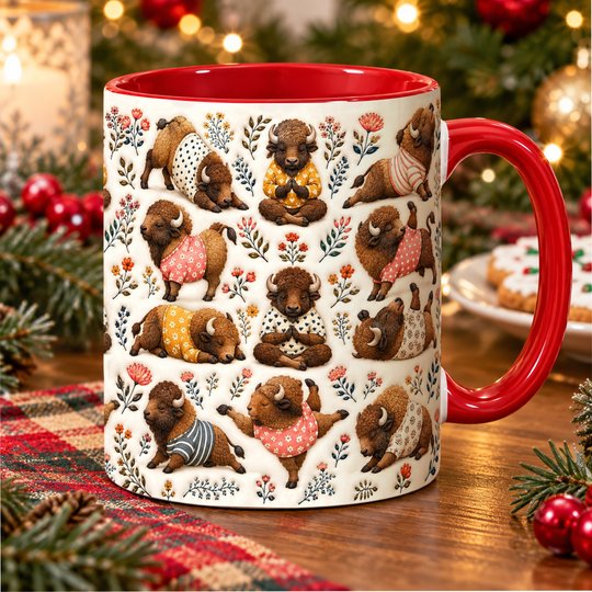 American Bison Accent Edge-to-Edge Mug CM26100823
