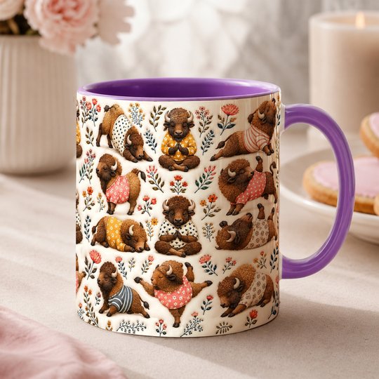 American Bison Accent Edge-to-Edge Mug CM26100823