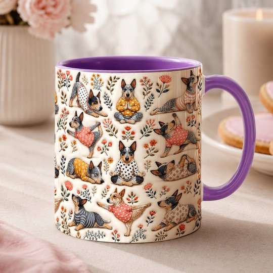 Australian Cattle Dog Accent Edge-to-Edge Mug CM26100824