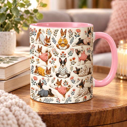 Basenji Accent Edge-to-Edge Mug CM26100826
