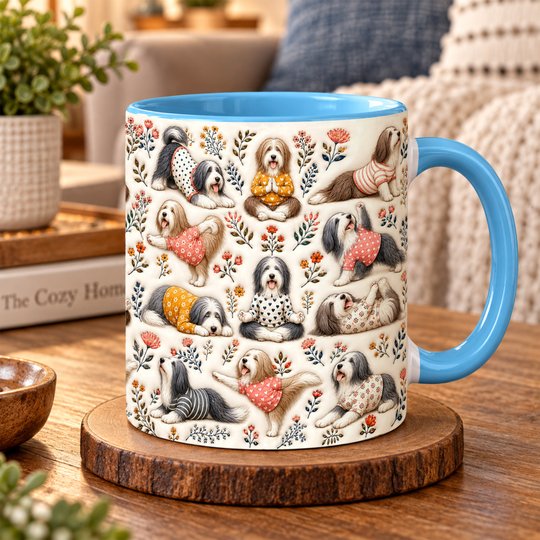 Bearded Collie Accent Edge-to-Edge Mug CM26100829