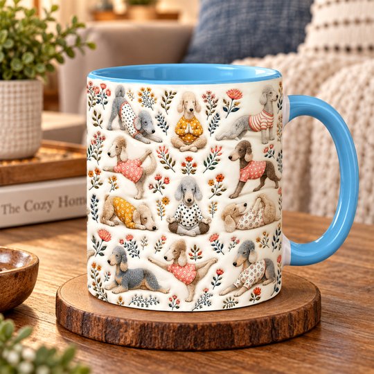 Bedlington Terrier Accent Edge-to-Edge Mug CM26100830