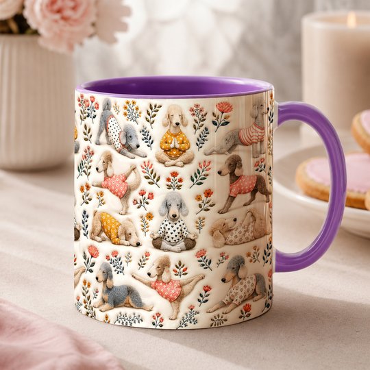 Bedlington Terrier Accent Edge-to-Edge Mug CM26100830