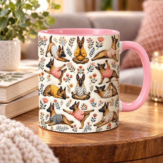 Belgian Malinois Accent Edge-to-Edge Mug CM26100831