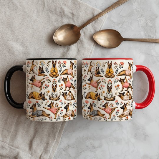 Belgian Malinois Accent Edge-to-Edge Mug CM26100831