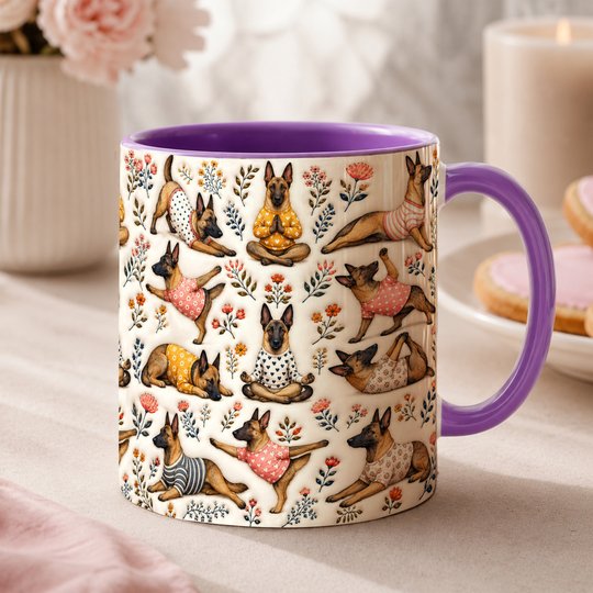 Belgian Malinois Accent Edge-to-Edge Mug CM26100831