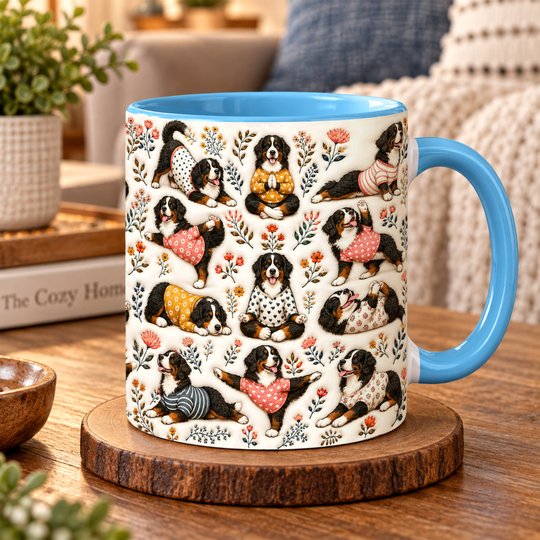Bernese Mountain Dog Accent Edge-to-Edge Mug CM26100833