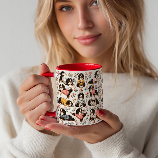 Bernese Mountain Dog Accent Edge-to-Edge Mug CM26100833