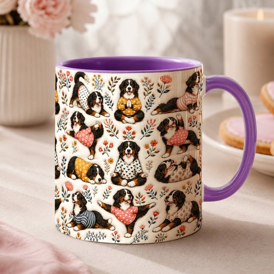 Bernese Mountain Dog Accent Edge-to-Edge Mug CM26100833