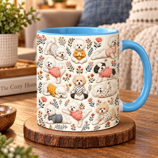 Bichon Frise Accent Edge-to-Edge Mug CM26100834