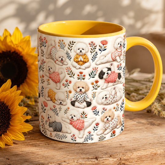 Bichon Frise Accent Edge-to-Edge Mug CM26100834