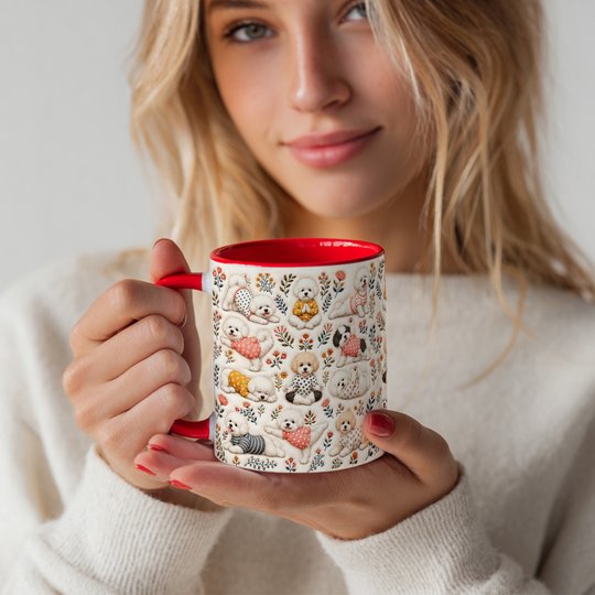 Bichon Frise Accent Edge-to-Edge Mug CM26100834