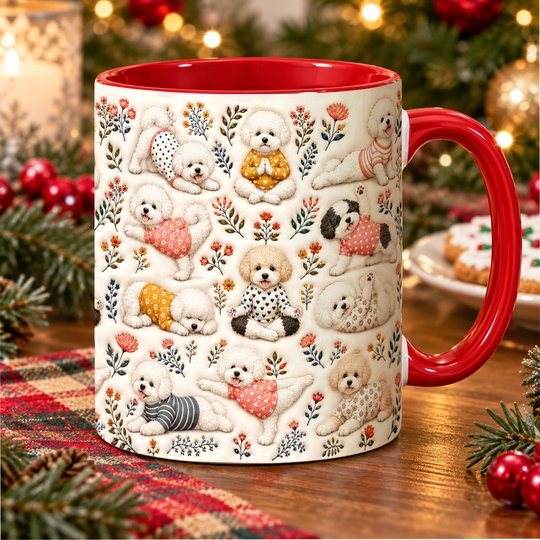 Bichon Frise Accent Edge-to-Edge Mug CM26100834