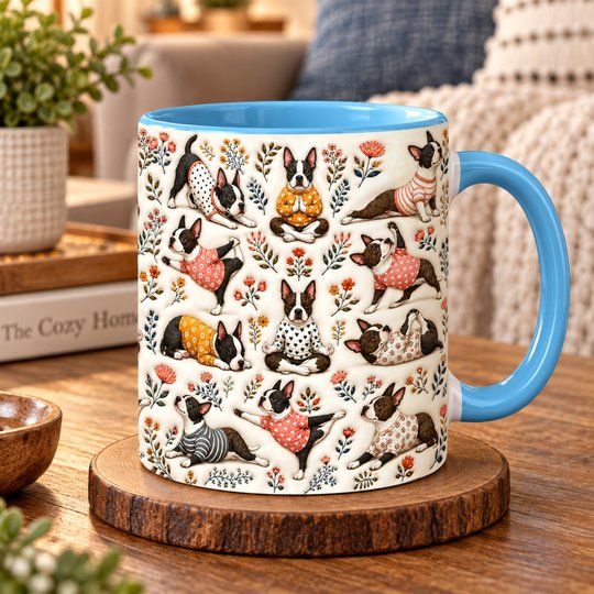 Boston Terrier Accent Edge-to-Edge Mug CM26100837