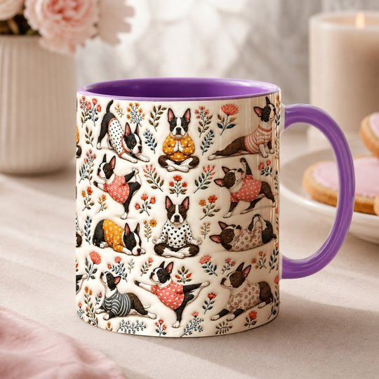 Boston Terrier Accent Edge-to-Edge Mug CM26100837