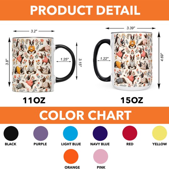Boston Terrier Accent Edge-to-Edge Mug CM26100837