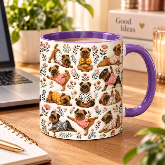 Brussels Griffon Accent Edge-to-Edge Mug CM26100839