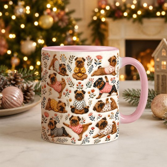 Brussels Griffon Accent Edge-to-Edge Mug CM26100839